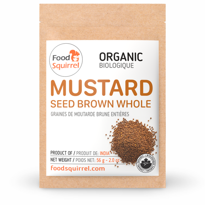 Mustard Seed, Brown Whole (Organic)