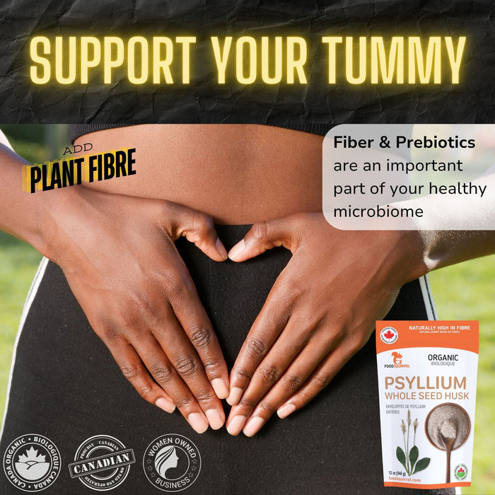 Organic Psyllium Husk Whole 12oz (340g)